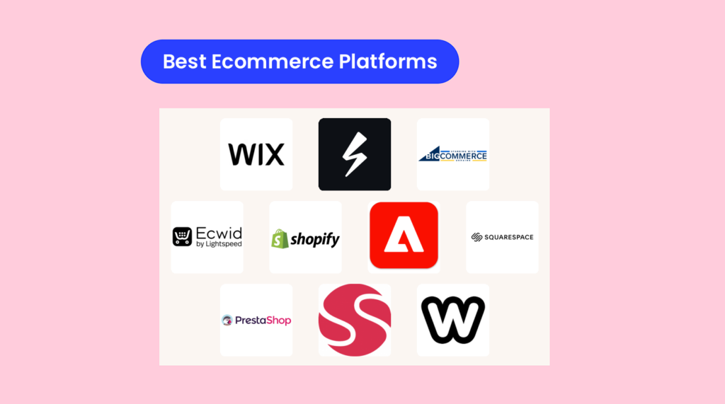 Best Best Ecommerce Platforms logos 07197